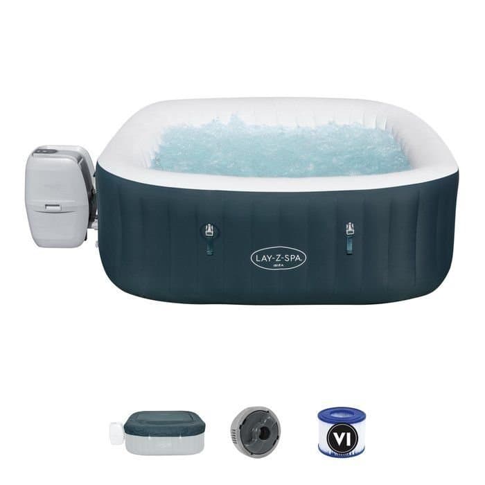 Spa gonflable carré 6 places– Ibiza Airjet – Bestway